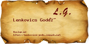 Lenkovics Godó névjegykártya